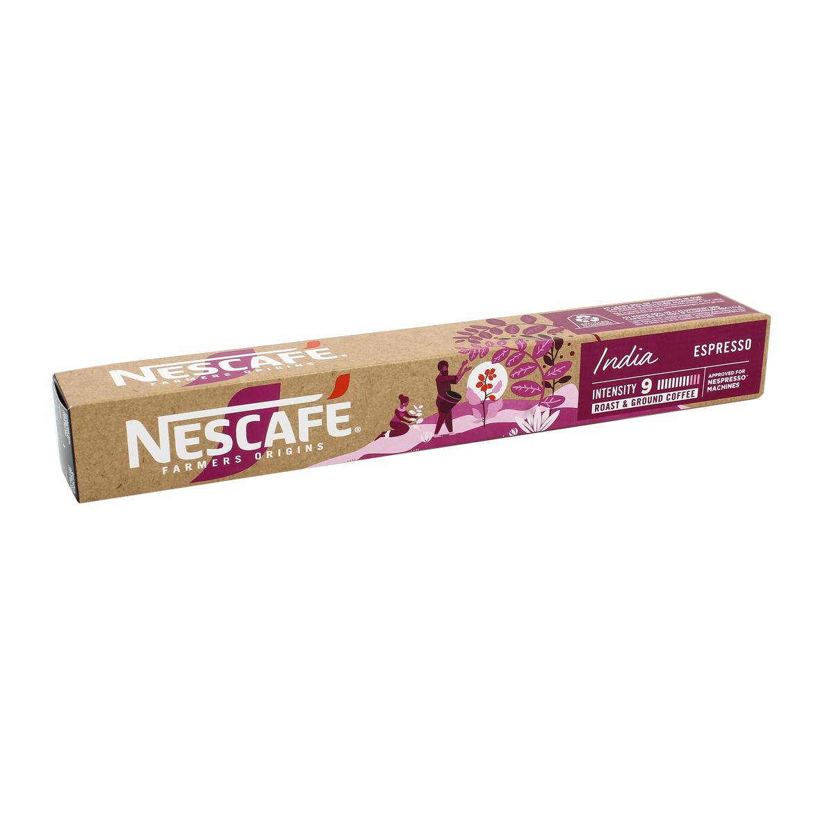 Nescafe Kapsułki do Nespresso 10 szt Farmers Origins India.