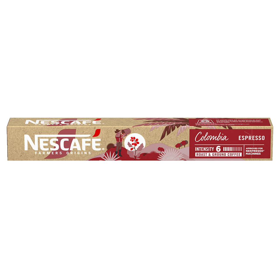 Nescafe Kapsułki do Nespresso 10szt Farmers Origins Colombia