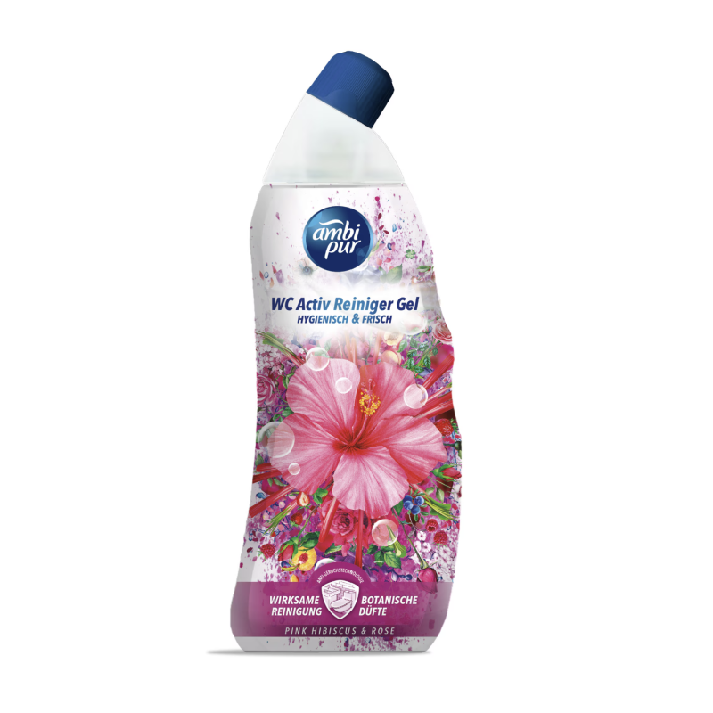Ambi Pur 750ml żel do WC Hibiscus i Róża