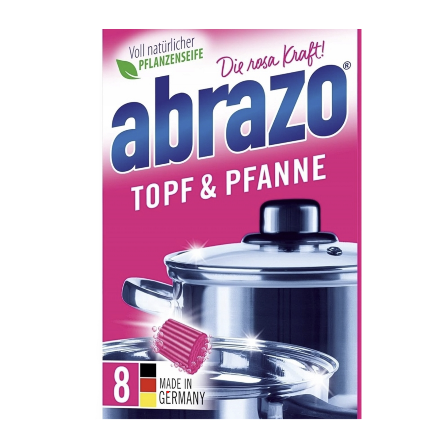 Zmywaki kuchenne nasączane do garnków i patelni Abrazo Topf & Pfanne 8 sztuk