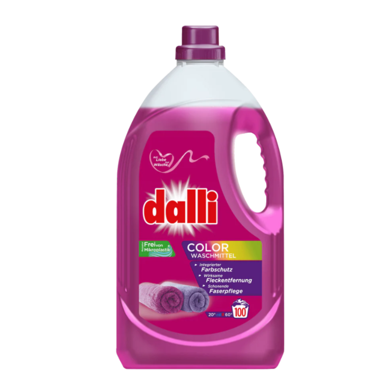 Dalli 5L żel do prania tkanin kolorowych 100 prań