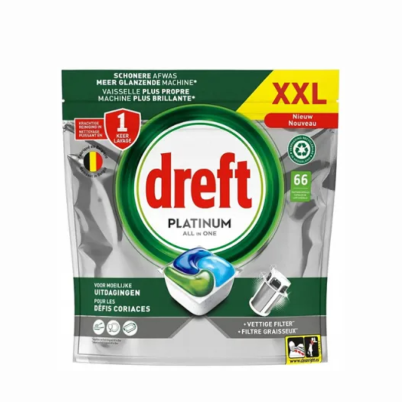 Kapsułki do zmywarki Dreft platinum 66szt
