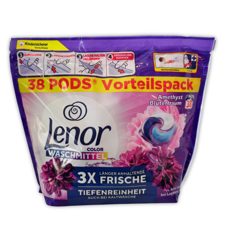 LENOR KAPSUŁKI DO PRANIA 3in1 38SZT AMETHYST BLUTENTRAUM