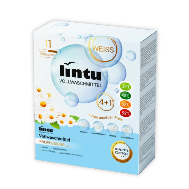 LINTU PULVER PROFESSIONELL PROSZEK DO PRANIA BIAŁYCH TKANIN 11PR 620G