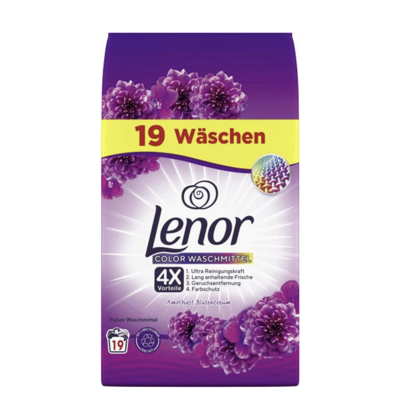 Lenor 1,14 kg proszek do prania koloru Amethyst 19 prań