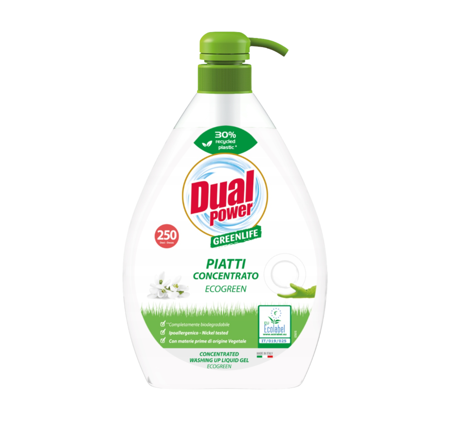 DUAL POWER PŁYN DO NACZYŃ DOZOWNIK 1L ECOGREEN IT