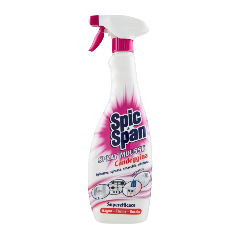 SPIC & SPAN ODTŁUSZCZACZ Z WYBIELACZEM SPRAY 750ML