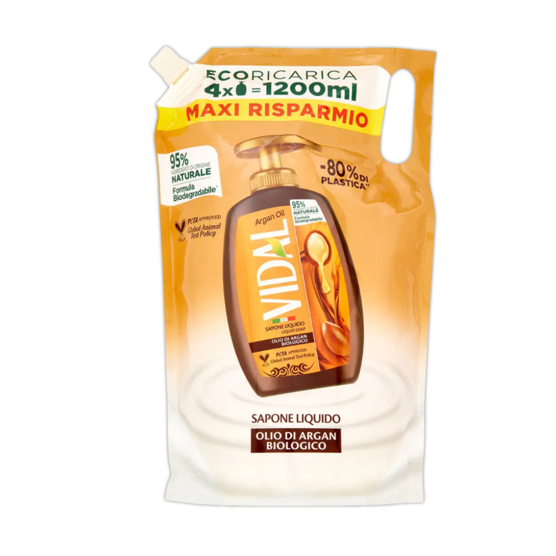 VIDAL MYDŁO W PŁYNIE ZAPAS 1200ML ARGAN OIL