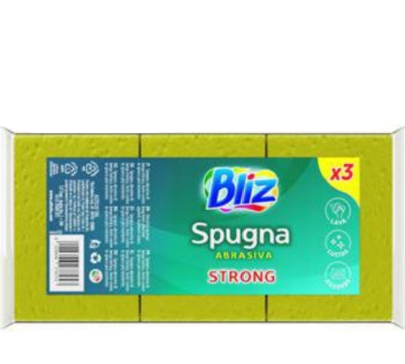 BLIZ GĄBKA KUCHENNA MOCNA 3szt IT