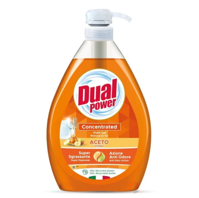 Dual Power 1L płyn do naczyń z Octem dozownik