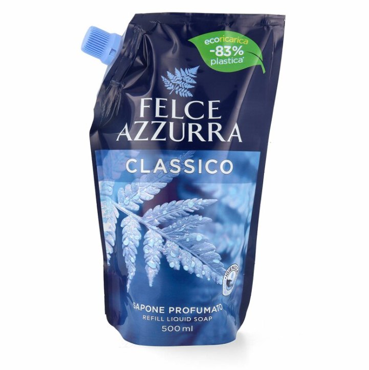 Felce Azzurra 500ml mydło w płynie uzupełniacz Klasyczny