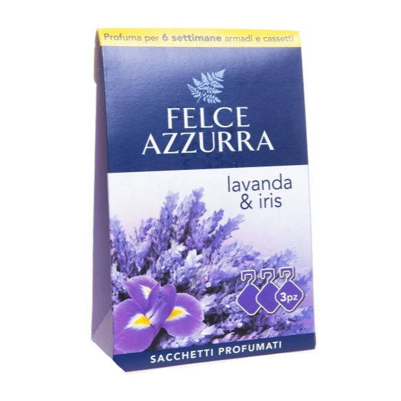 Felce Azzurra 3szt. saszetki zapachowe Lawenda i Irys
