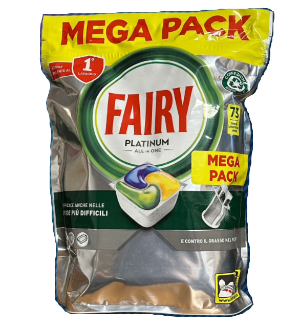 Fairy 73szt tabletki do zmywarki Cytryna