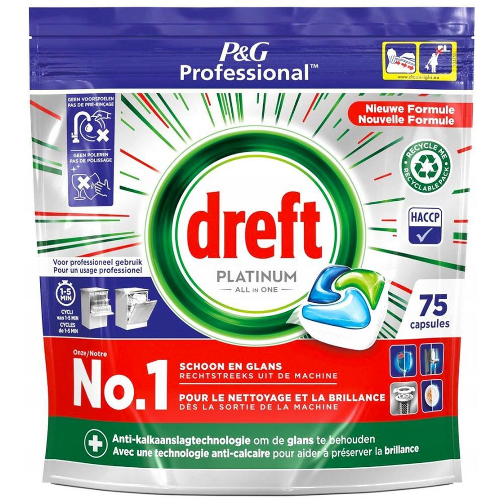 Dreft 75szt. kapsułki do zmywarki Platinum All in One