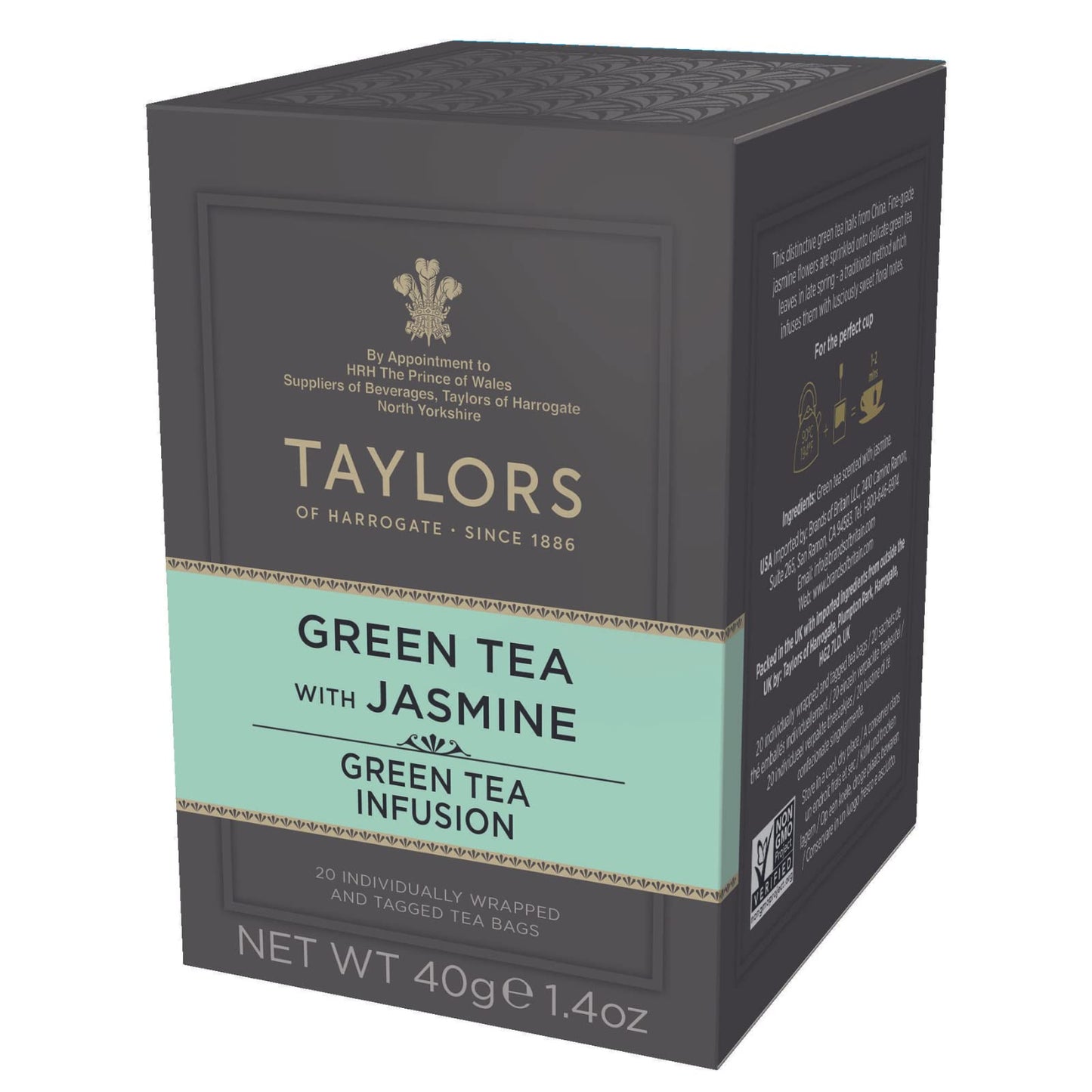 Taylors Zielona Herbata z jaśminem 40g/20szt.