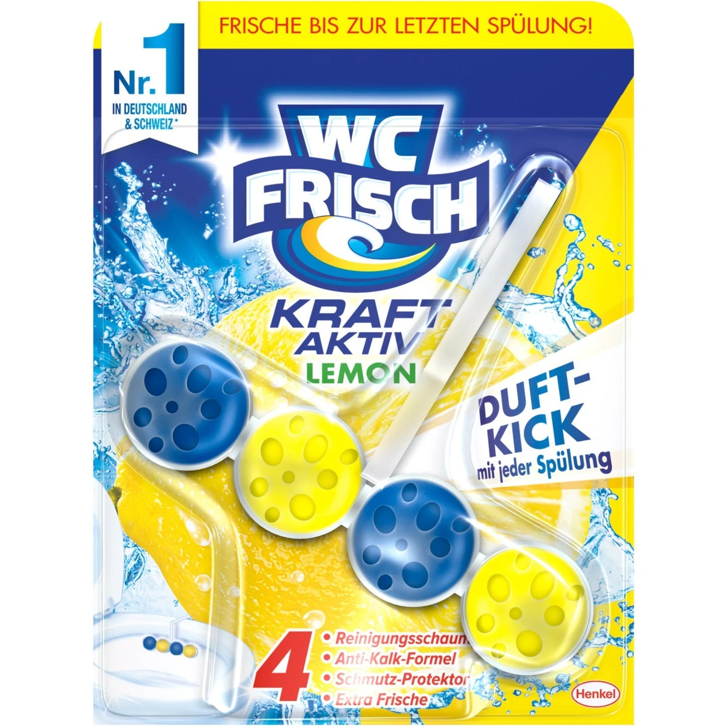 WC FRISCH 50g zawieszka do WC Cytryna