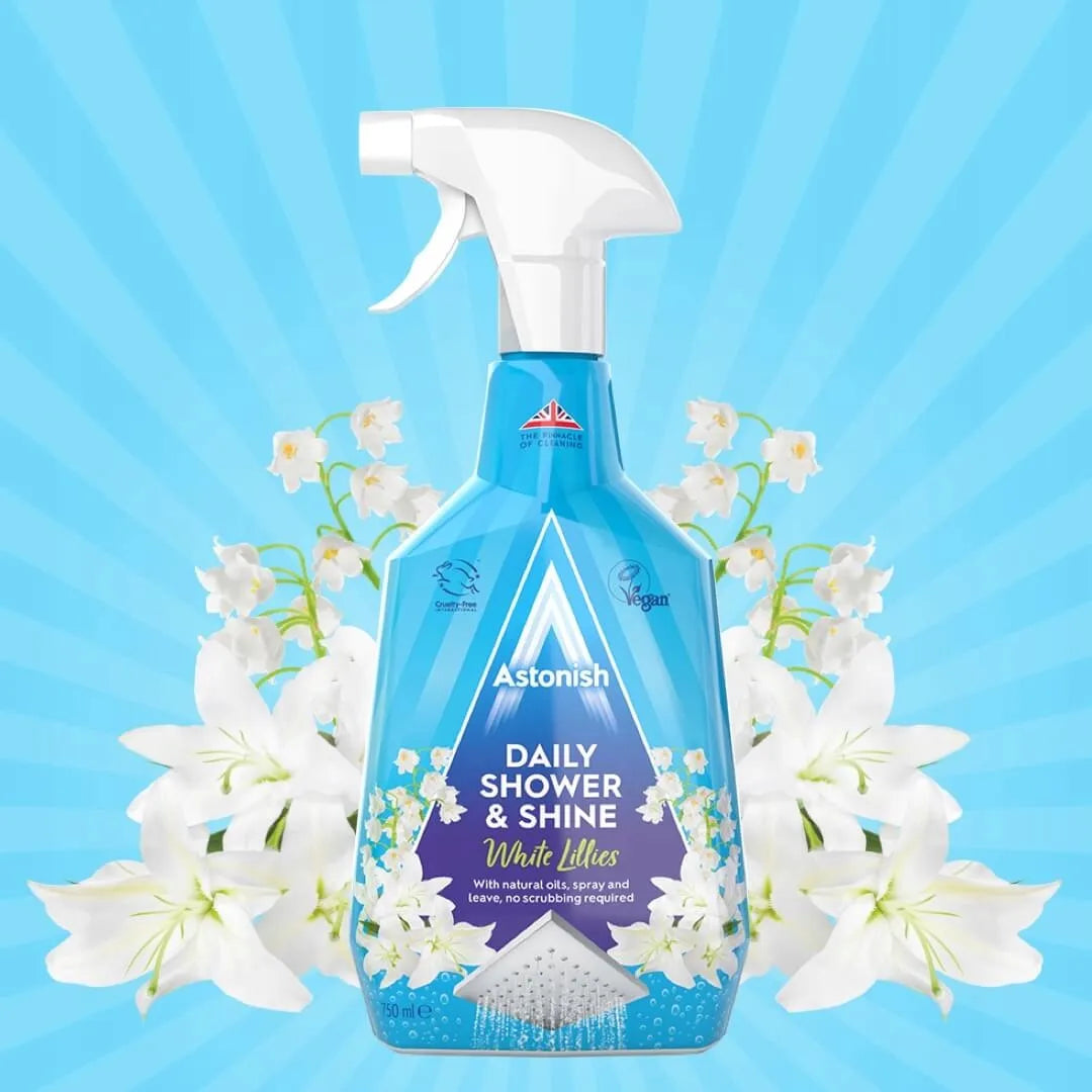 Astonish 750ml spray do czyszczenia łazienki Białe Lilie