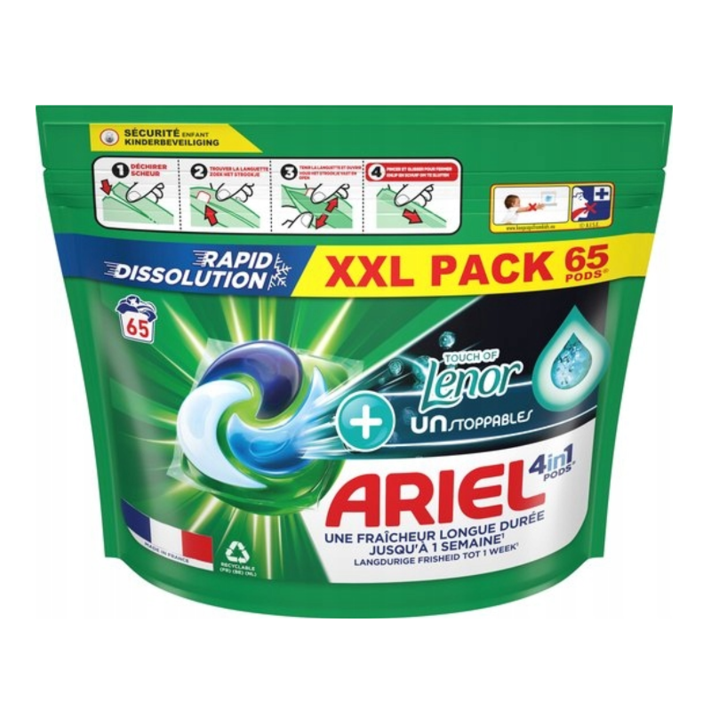 ARIEL KAPSUŁKI DO PRANIA 4in1 Touch of Lenor 65PR