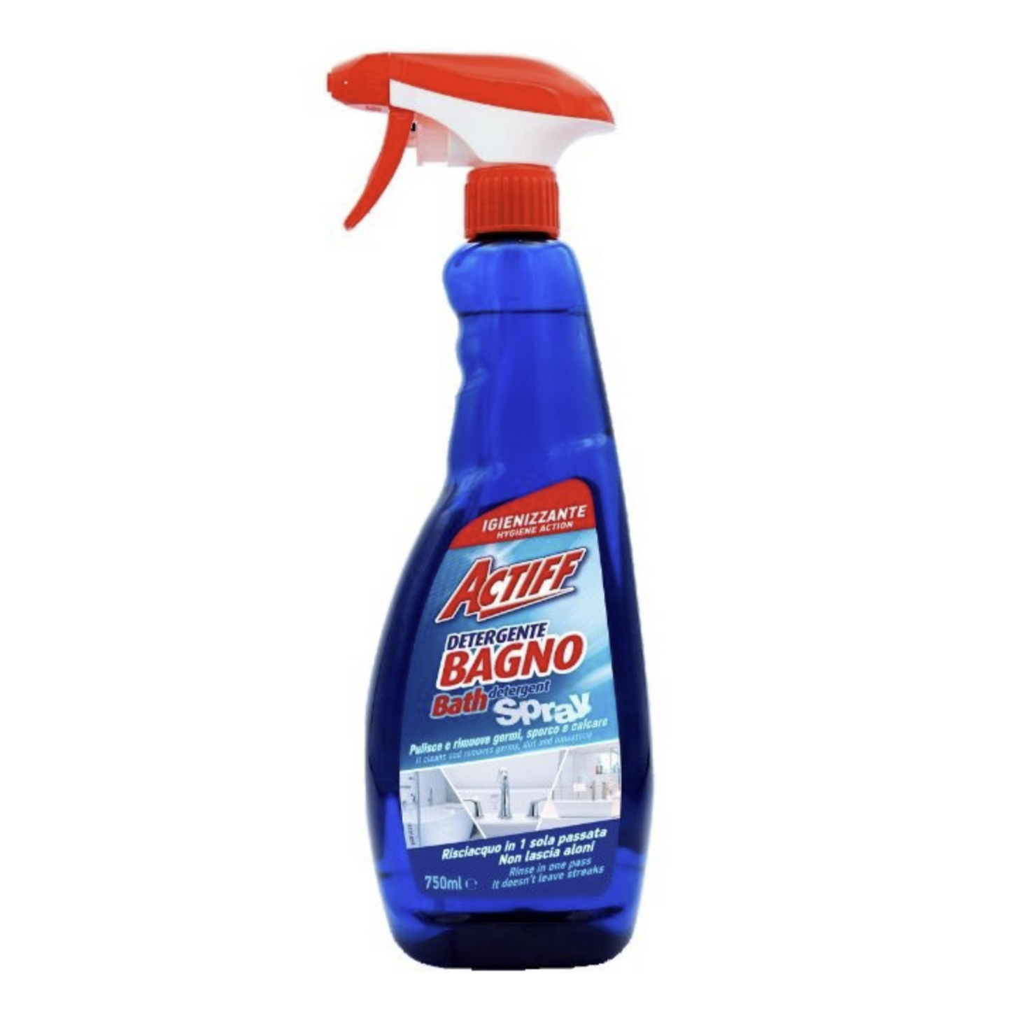 Odkażający preparat do czyszczenia łazienki 750ml Actiff Detergente Bagno spray