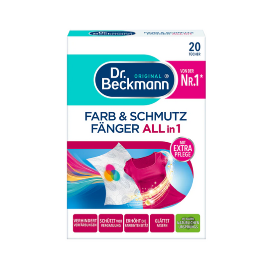 DR BECKMANN CHUSTE. WYŁAPUJĄCE 
KOLOR ALLin1 20 SZT DE