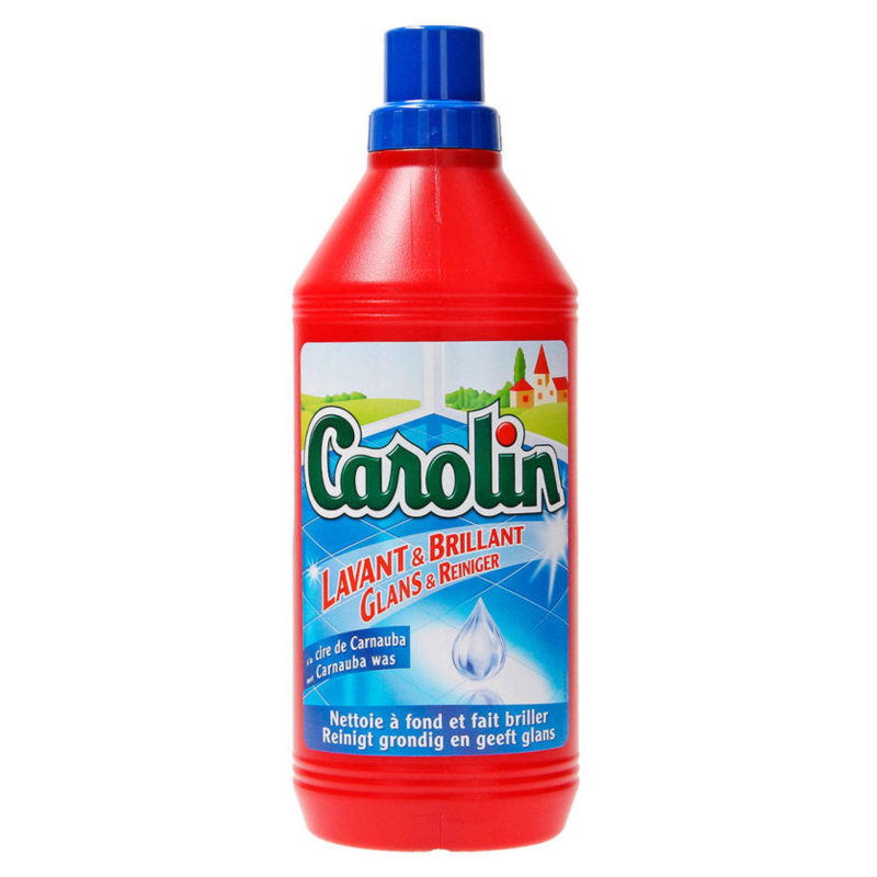 CAROLIN UNIWER. PŁYN DO PODŁÓG Z WOSKIEM Z CARNAUBA 1L NL/FR