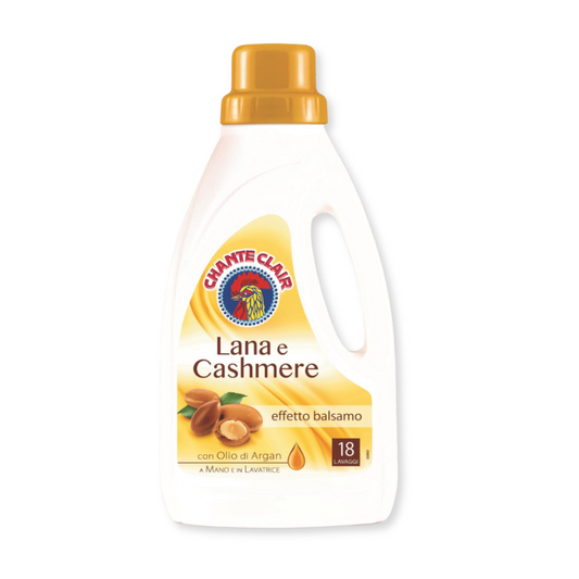 CHANTECLAIR PŁYN DO PRANIA WEŁNY I KASZMIRU Z OLEJKIEM ARGANOWYM 18PR 900ML IT