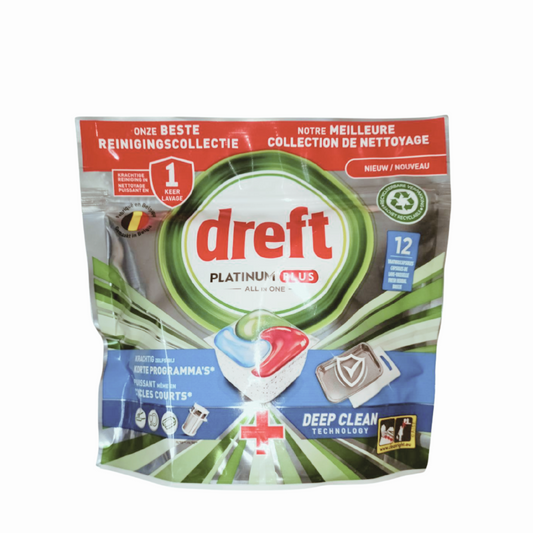 Dreft platinum + kapsułki do zmywarki 12 szt