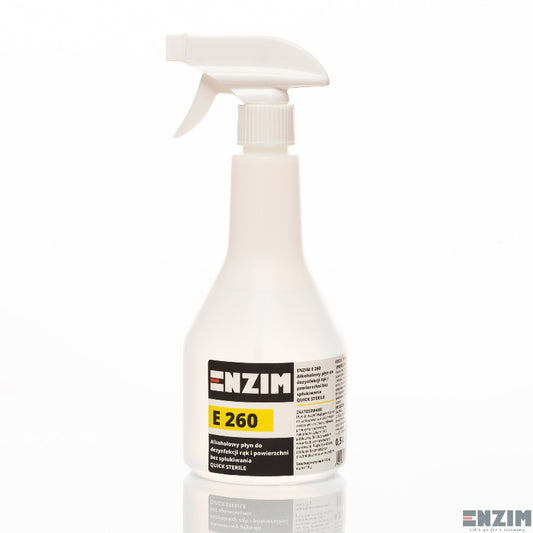 E 260 - Alkoholowy płyn do dezynf. rąk i powierzchni bez spłukiwania