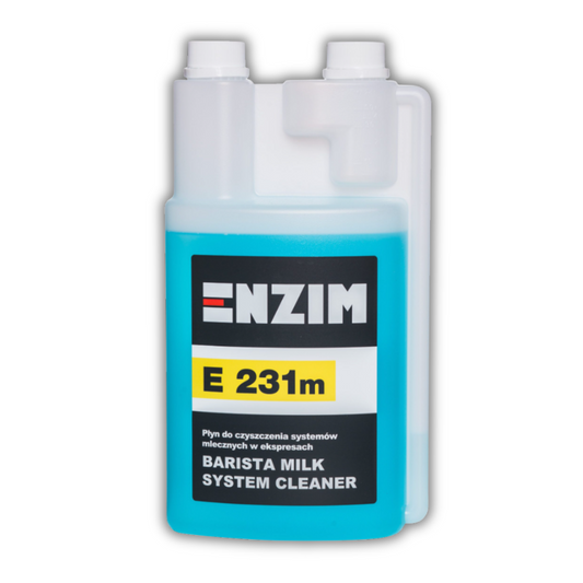 ENZIM E 231m PŁYN DO CZYSZCZENIA SYSTEMÓW MLECZNYCH W EKSPRESACH ENZIM BARISTA MILK SYSTEM CLEANER 1L