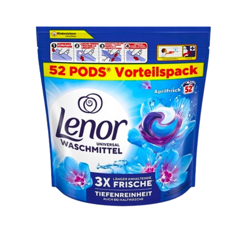 LENOR KAPSUŁKI DO PRANIA 3in1 Uniw. 52PR Wiosenna Świerzość