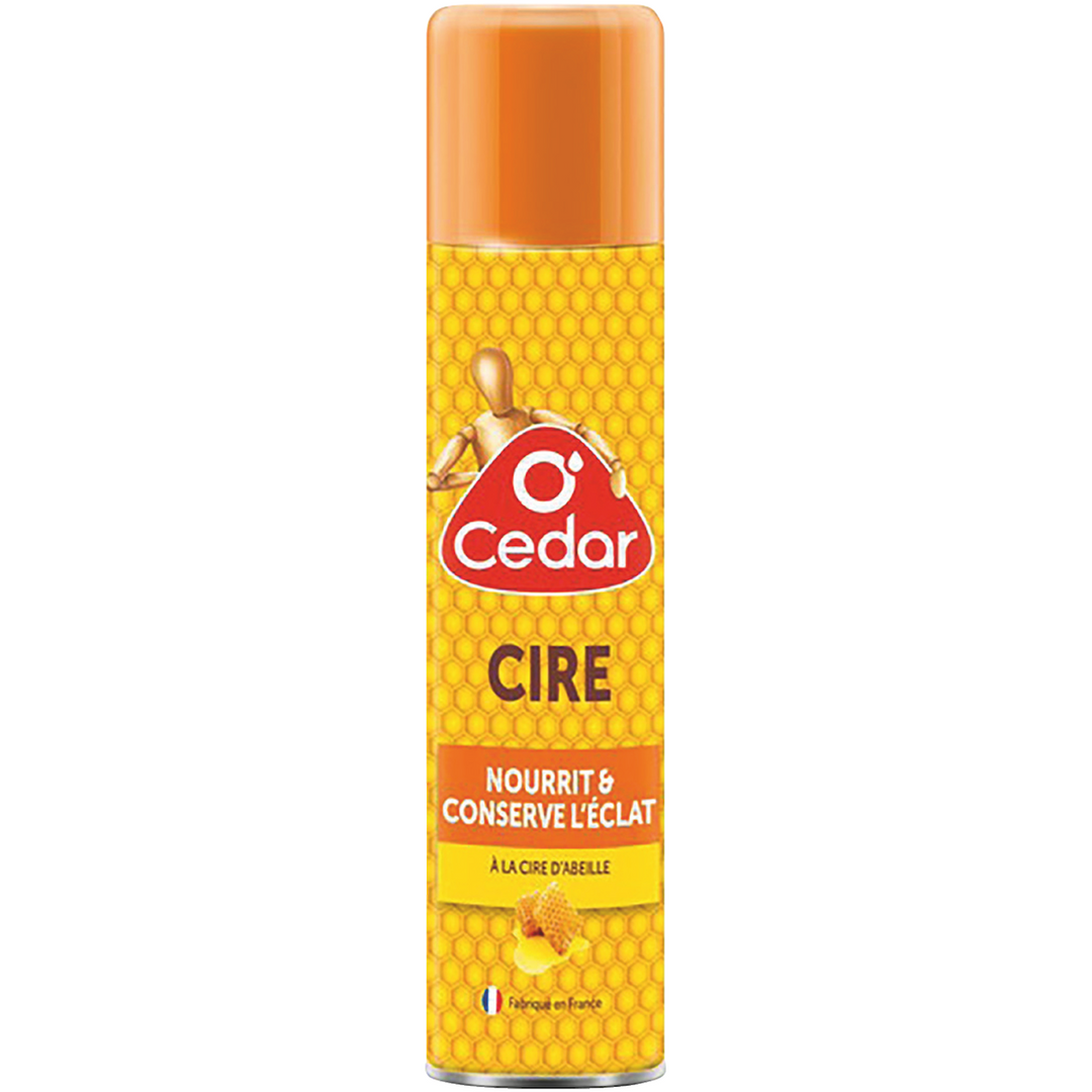 O'CEDAR 300ml preparat do czyszczenia powierzchni drewnianych w spray'u na bazie wosku pszczelego