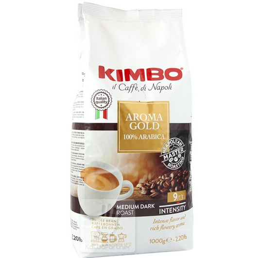 Kimbo Kawa ziarnista 1 kg Aroma Gold