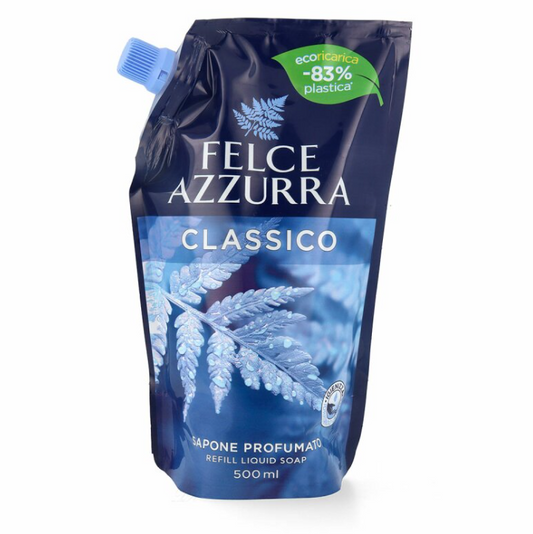 Felce Azzurra 500ml mydło w płynie uzupełniacz Klasyczny