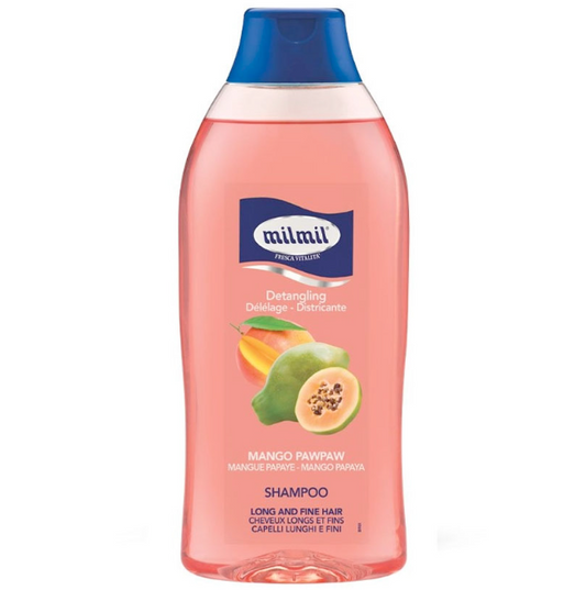 MILMIL 750ml szampon do włosów długich i krótkich Mango i Papaja
