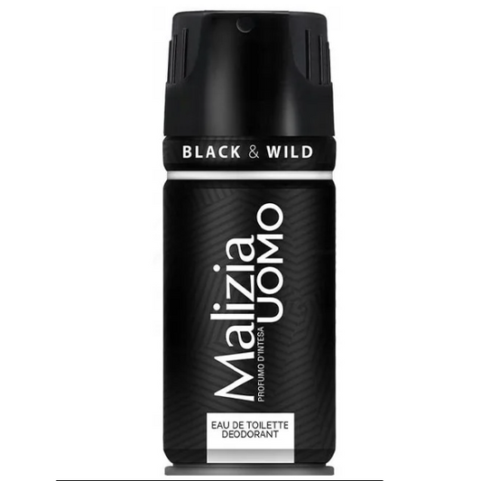MALIZIA DEZODORANT SPRAY MEN 
150 ML BLACK & WILD IT