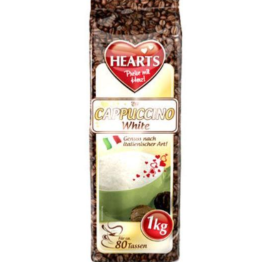 Hearts 1kg Kawa rozpuszczalna Cappuccino White