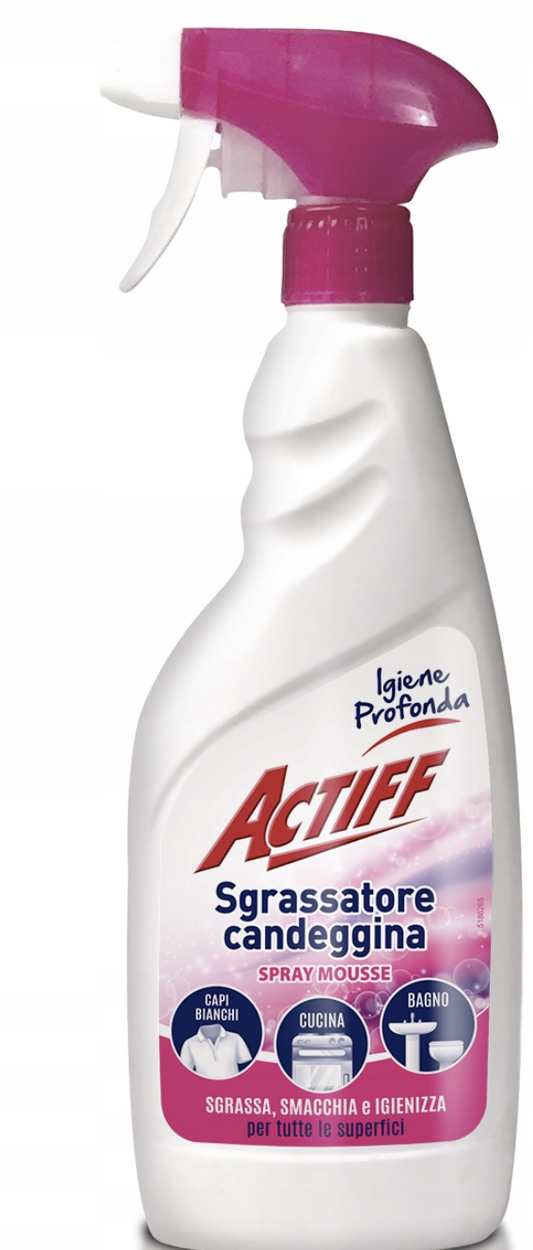 Actiff Odtłuszczacz z wybielaczem 750ml w sprayu Sgrassatore Candeggina