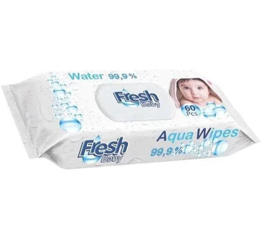 FRESH EKOLOGICZNE CHUSTE. NAWILŻANE Z KLIPSEM 60szt TR