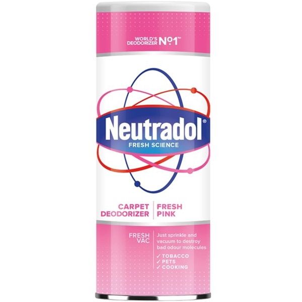 NEUTRADOL 350g neutralizator zapachów do dywanów i pojemników na odpady FRESH PINK