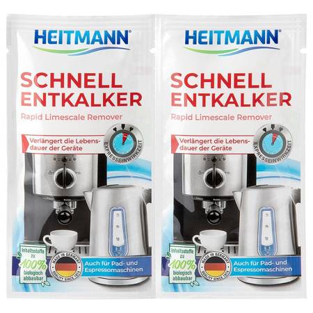 HEITMANN ODKAMIENIACZ W SASZETCE
DO EKSPRESÓW 2X15G DE
