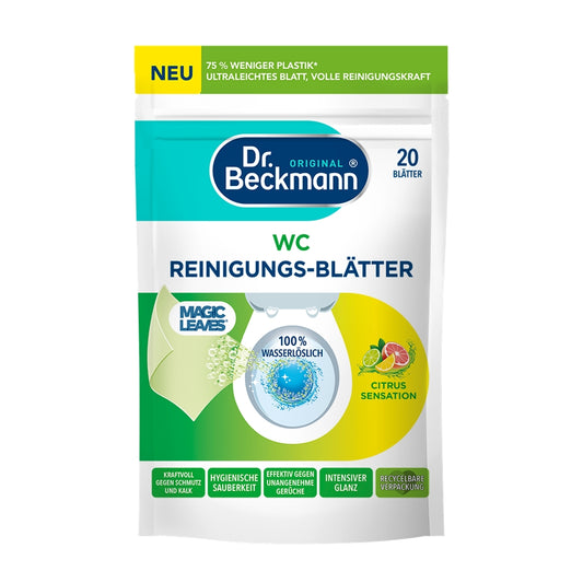 Dr. Beckmann 20szt. magiczne listki do czyszczenia WC Citrus